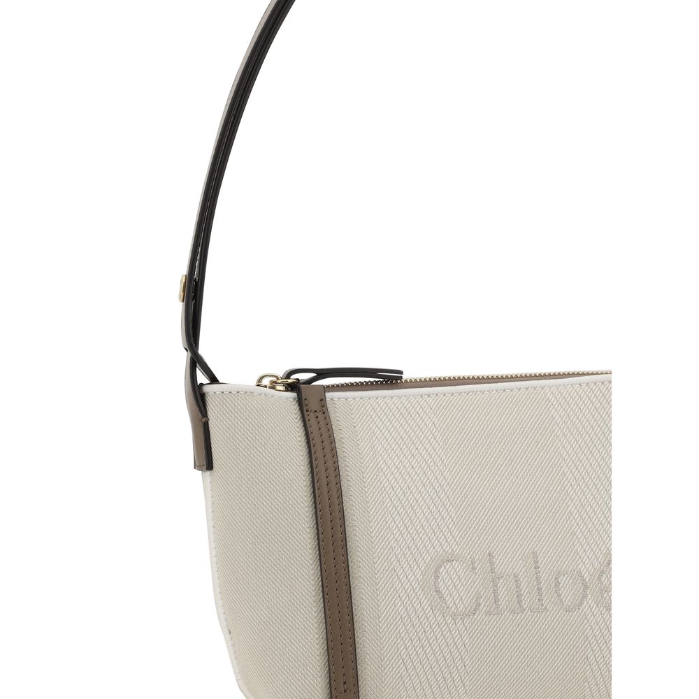 Chloé Beige Cotton Shoulder Bag