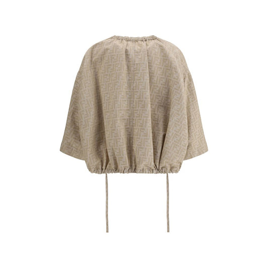 Fendi Beige Cotton Cloacks