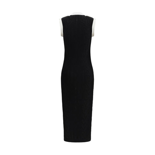 Balmain Black Viscose Casual Dress