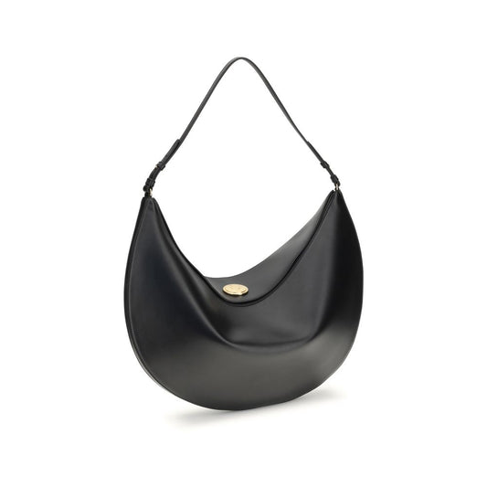 Jacquemus Black Calf Leather Bos Taurus Shoulder Bag