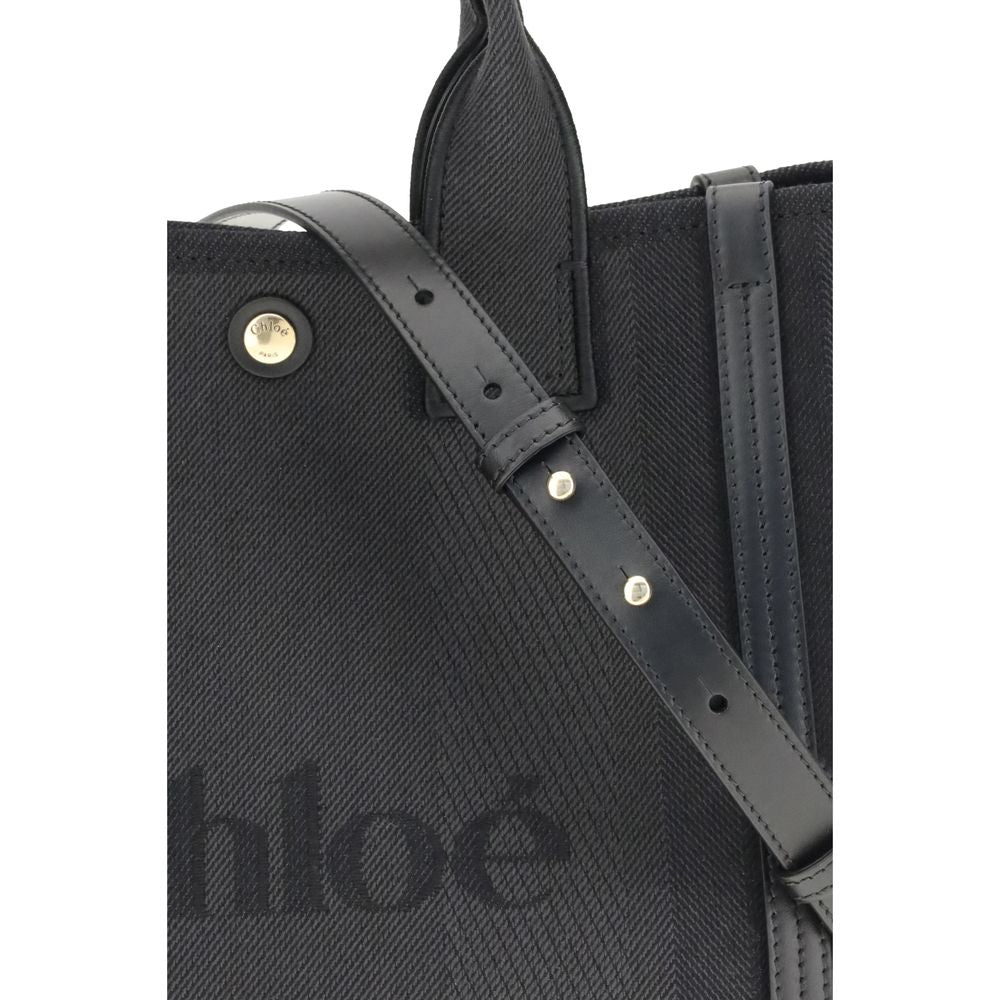 Chloé Black Cotton Handbag