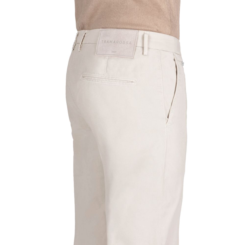 Tramarossa White Cotton Pant