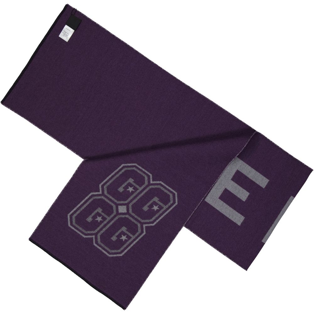 Givenchy Purple Virgin Wool Scarf
