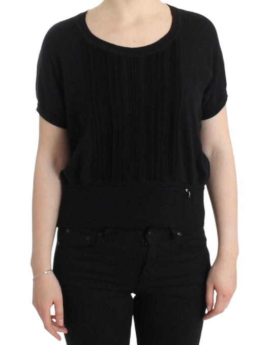 Cavalli Black short sleeved jumper