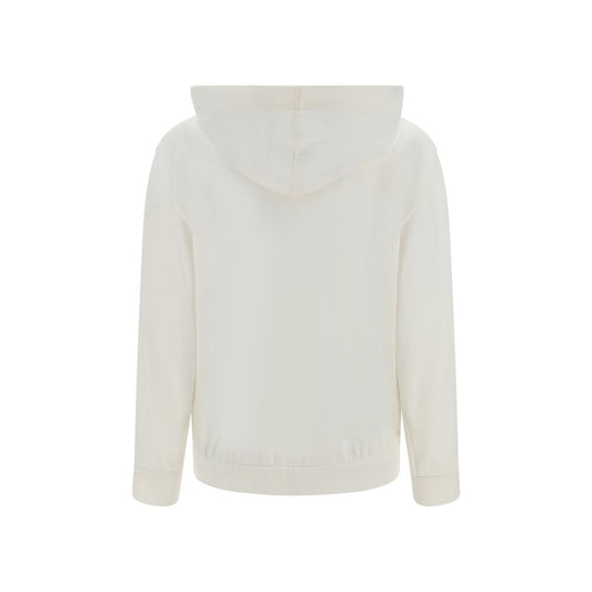 Brunello Cucinelli White Silk Sweatshirt
