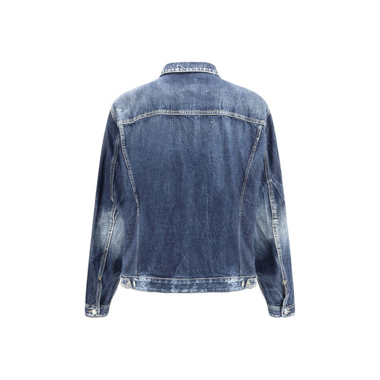 Dsquared² Blue Cotton Denim Jacket