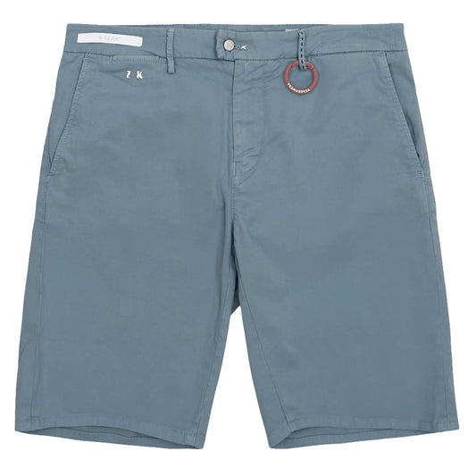 Tramarossa Light Blue Linen Men Short