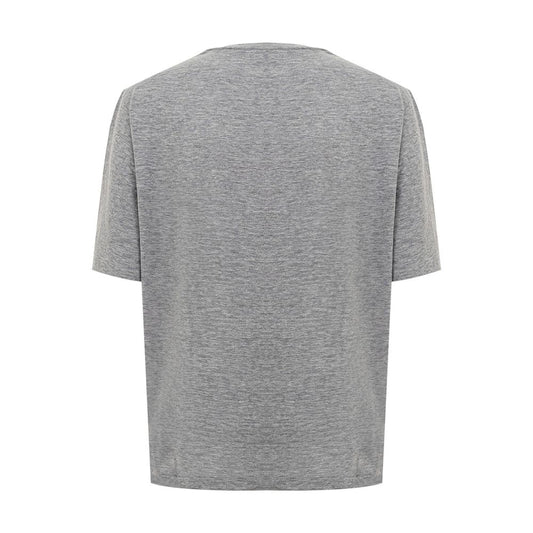 Dsquared² Chic Gray Cotton Tee for the Modern Woman