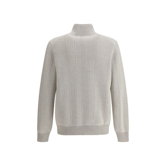 Brunello Cucinelli White Cashmere Cashmere Sweater