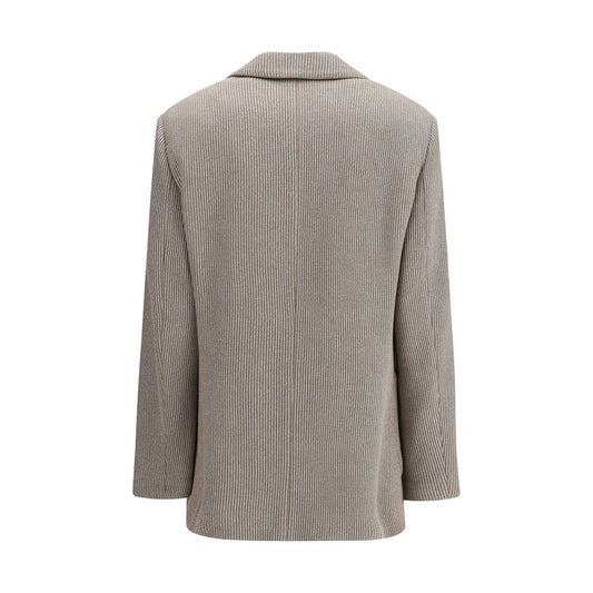 Brunello Cucinelli Gold Cotton Coat