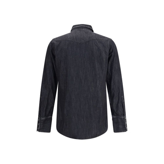 Dsquared² Black Denim Shirt
