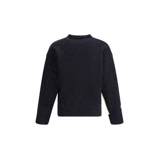 Dsquared² Black Wool Sweatshirt