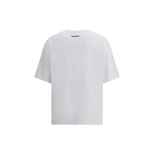 Dsquared² White Cotton T-Shirt