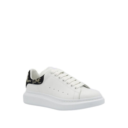 Alexander McQueen White Calfskin Chunky Sneakers