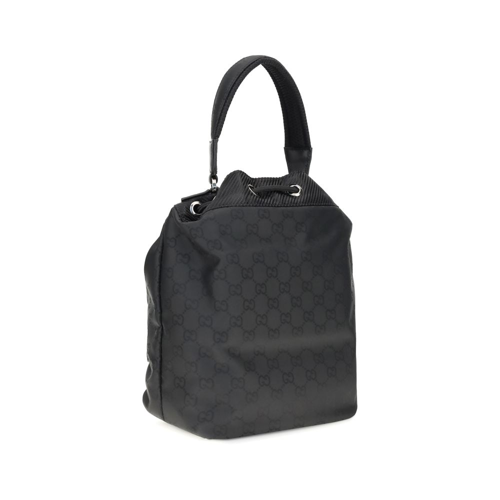 Gucci Black Polyamide Backet Bag