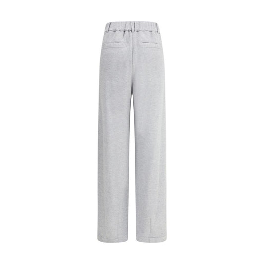 Brunello Cucinelli Gray Cotton Casual Pants