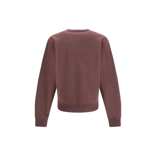 Saint Laurent Bordeaux Cotton Sweatshirt