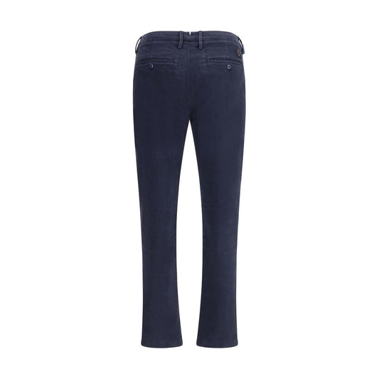 Jacob Cohen Blue Cotton Casual Pants