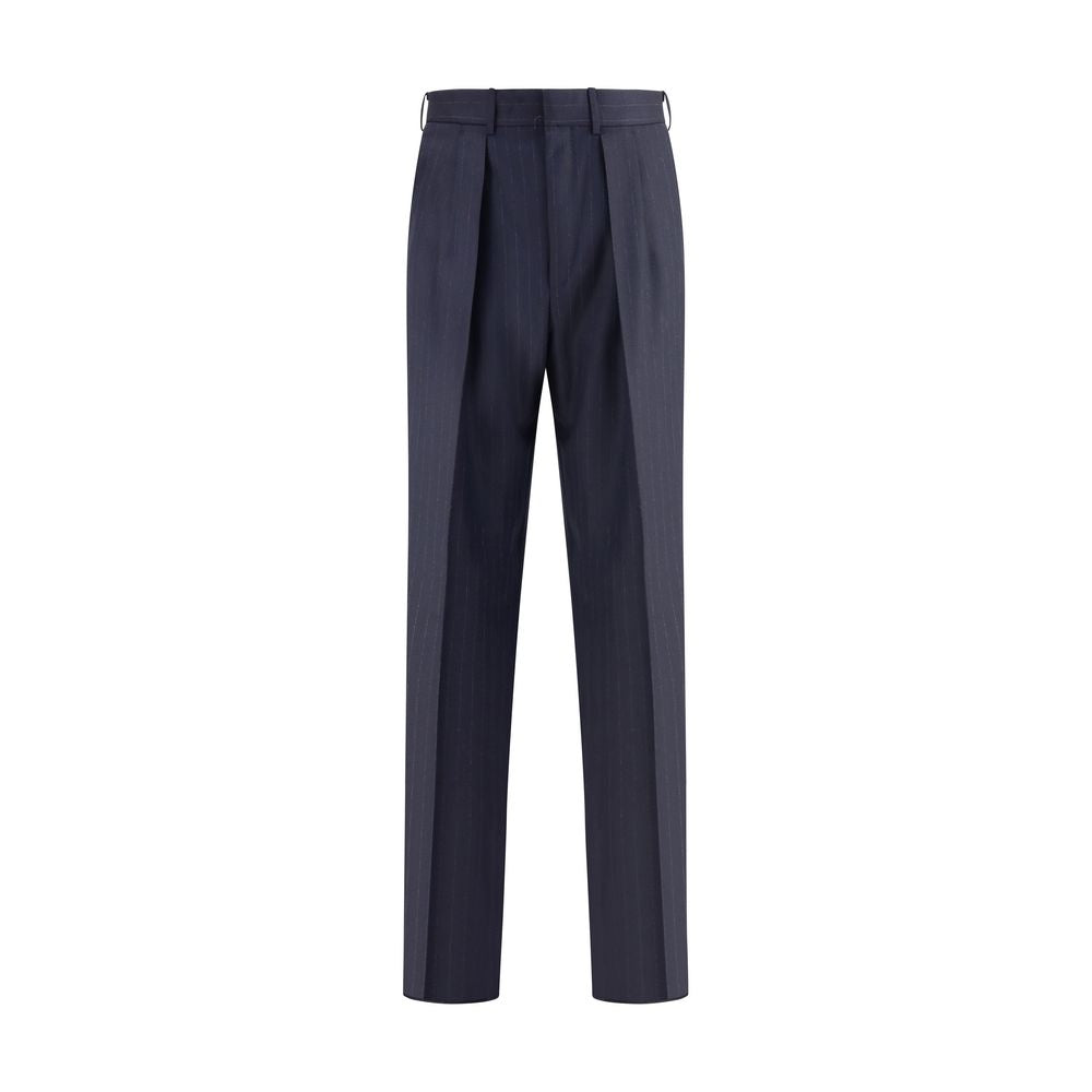 Tom Ford Blue Wool Dress Pants