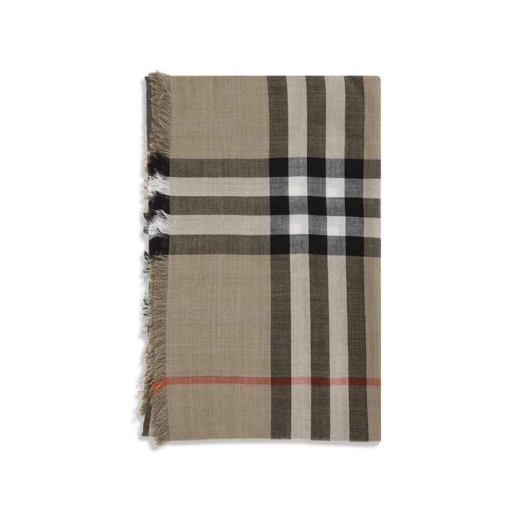 Burberry Beige Wool Scarf