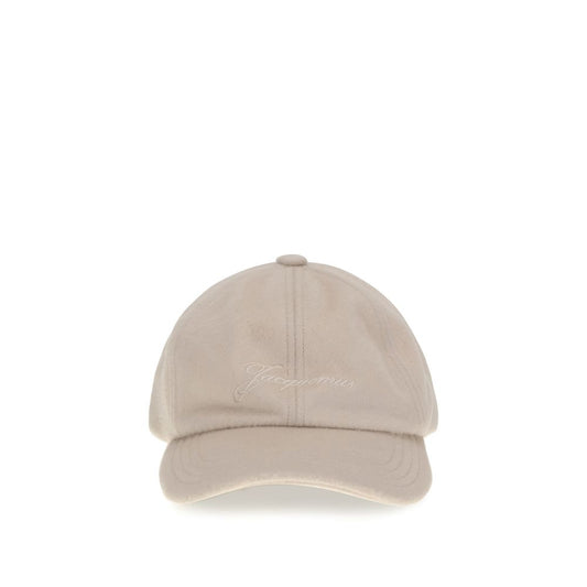 Jacquemus Beige Wool Cap (Baseball Hat)