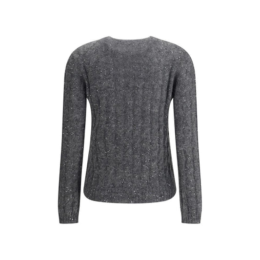 Brunello Cucinelli Gray Mohair Sweatshirt