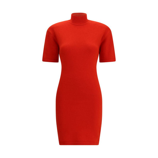Jacquemus Red Merino Wool Casual Dress