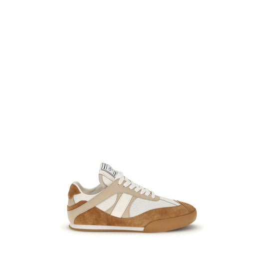 Chloé Brown Calf Leather Bos Taurus Athletic Sneakers