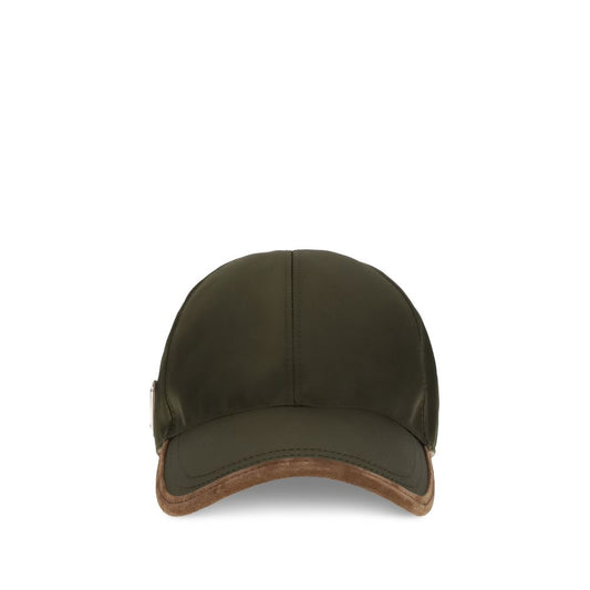 Prada Green Recycled Polyamide Cap (Baseball Hat)