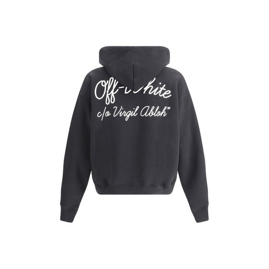 Off-White Black Cotton Sweatshirt