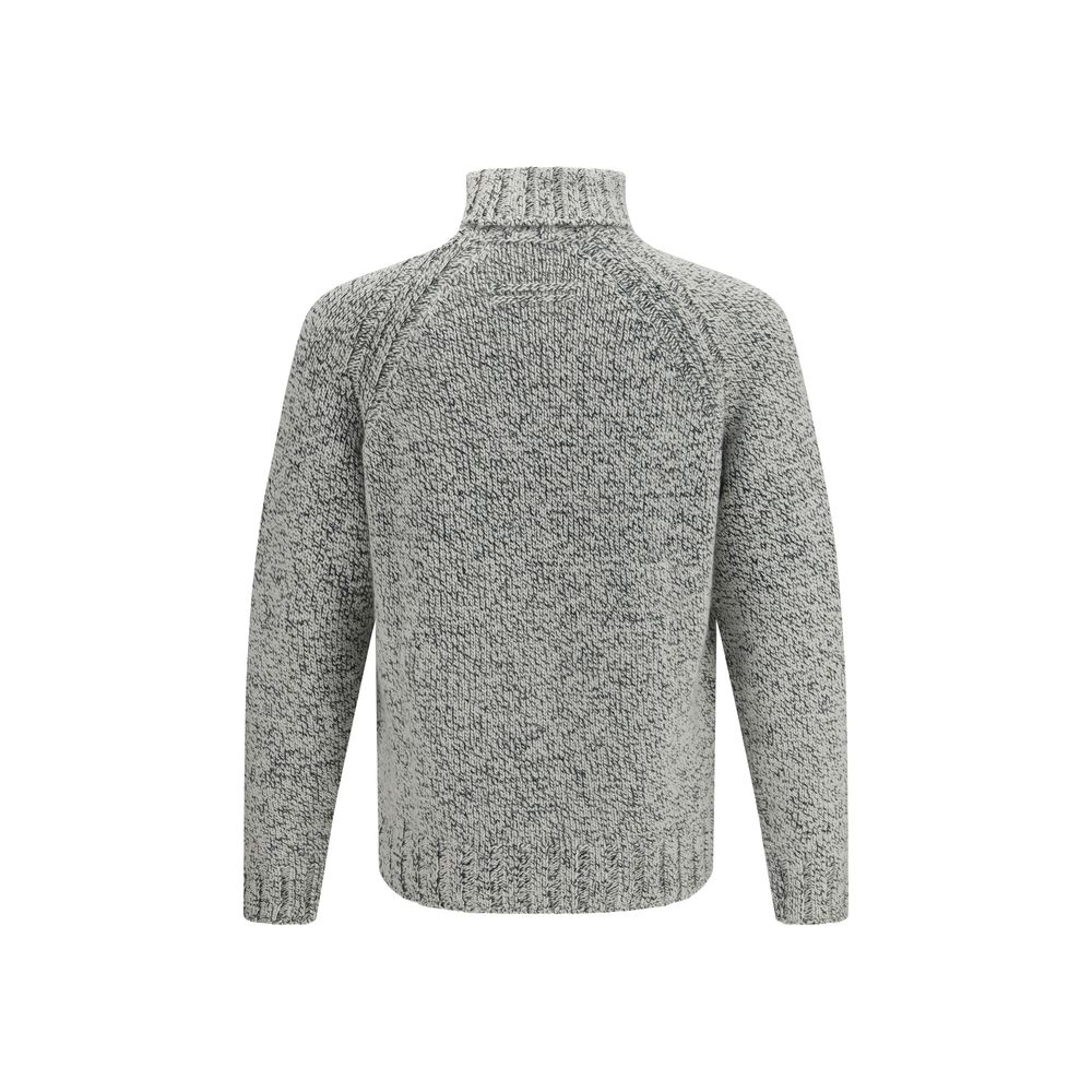 ZEGNA White Cashmere Turtleneck