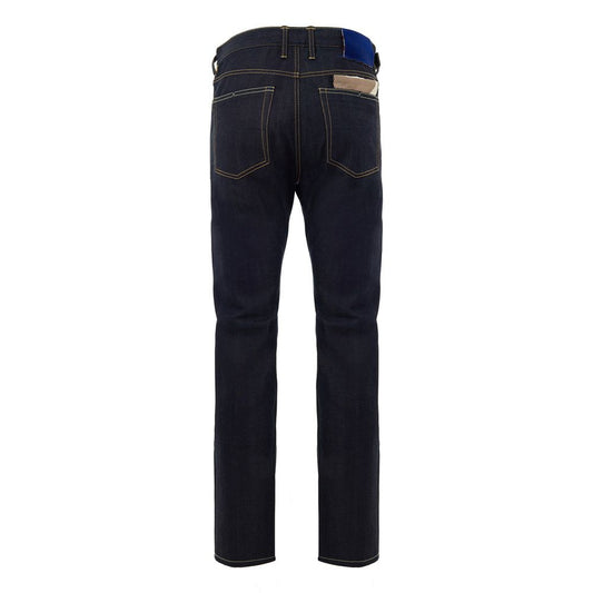 Jacob Cohen Blue Polyester Tapered Jeans