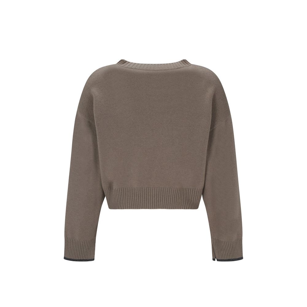 Brunello Cucinelli Beige Cashmere Cashmere Sweater