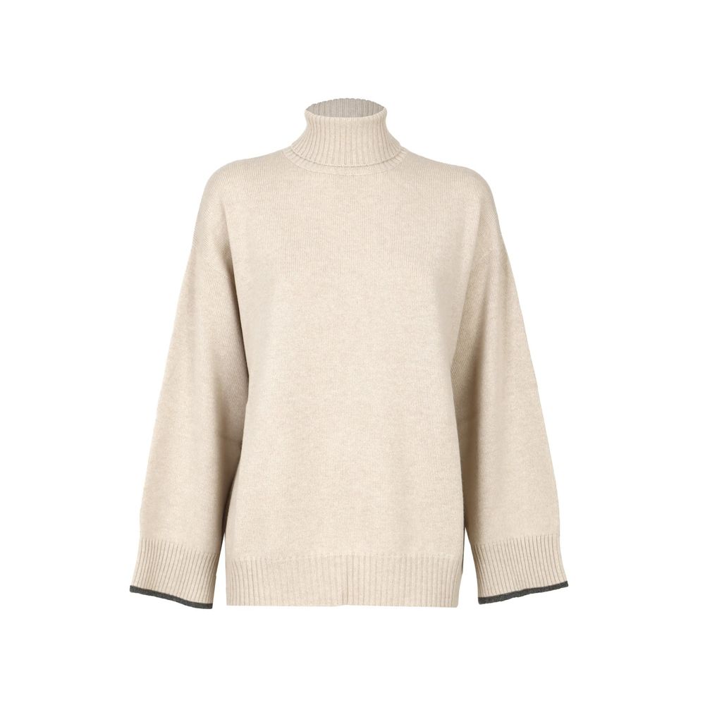 Brunello Cucinelli Beige Cashmere Cashmere Sweater