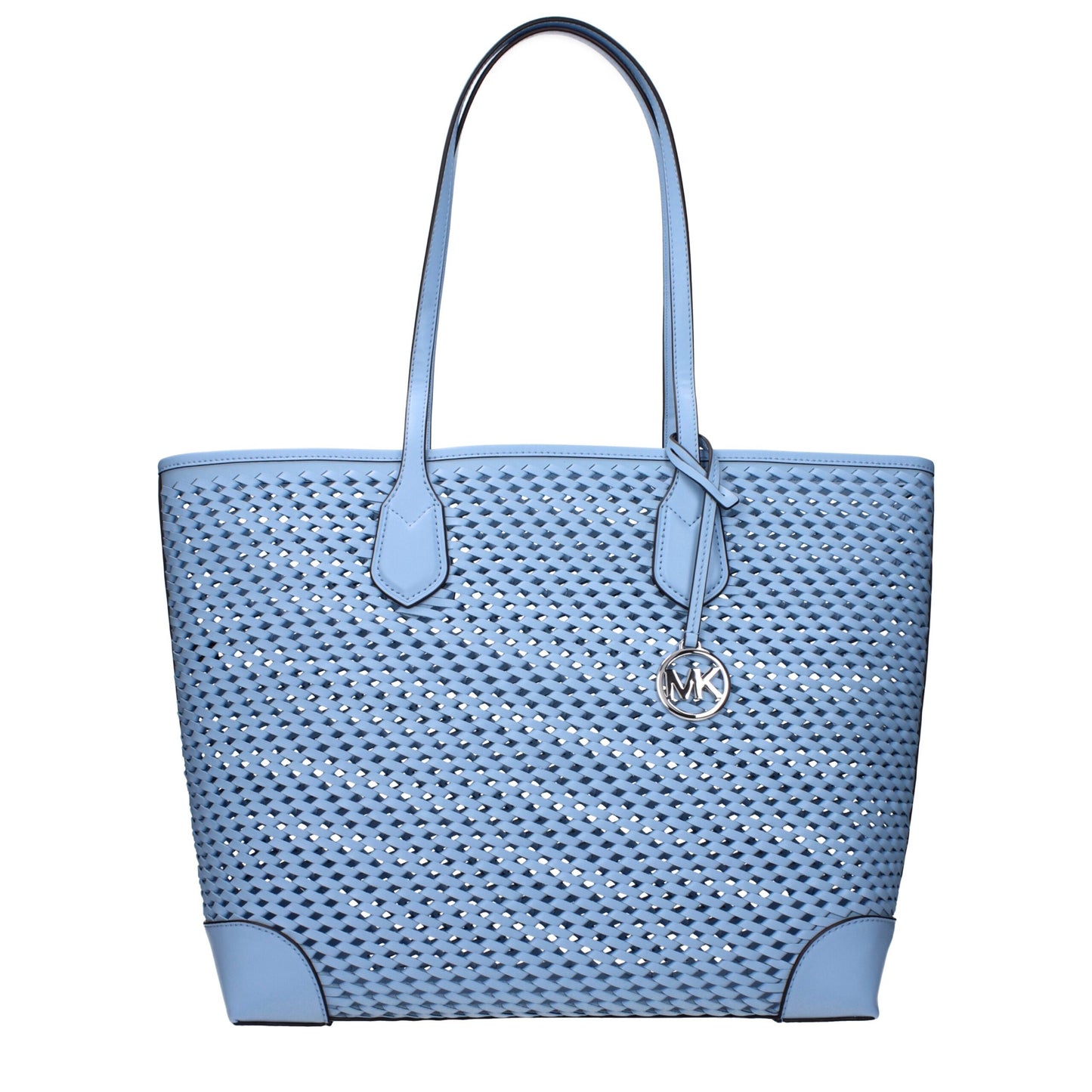 Michael Kors Light Blue Leather Shoulder Bag