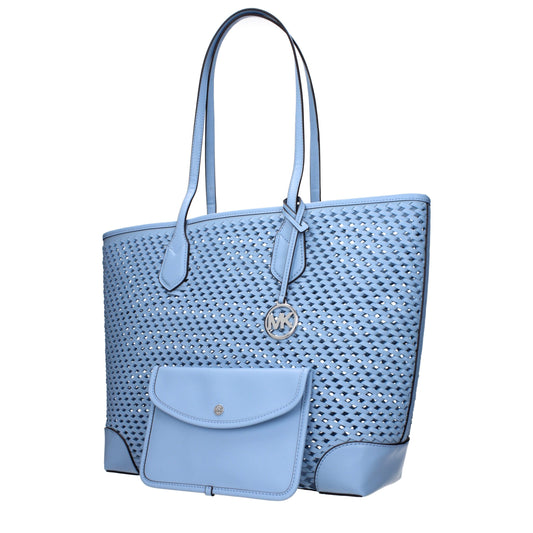 Michael Kors Light Blue Leather Shoulder Bag