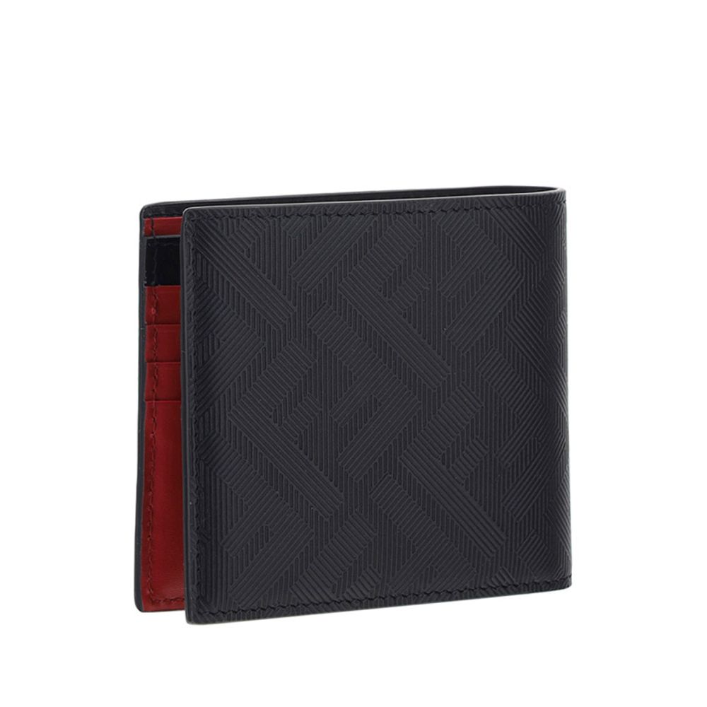 Fendi Black Calf Leather Bos Taurus Wallet