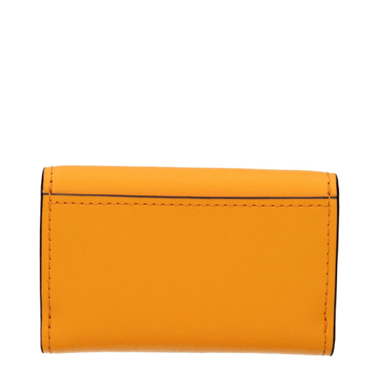 Michael Kors Orange Leather Wallet