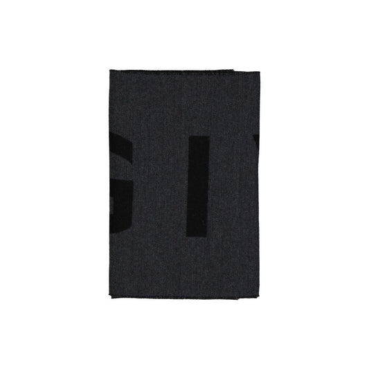 Givenchy Gray Virgin Wool Scarf