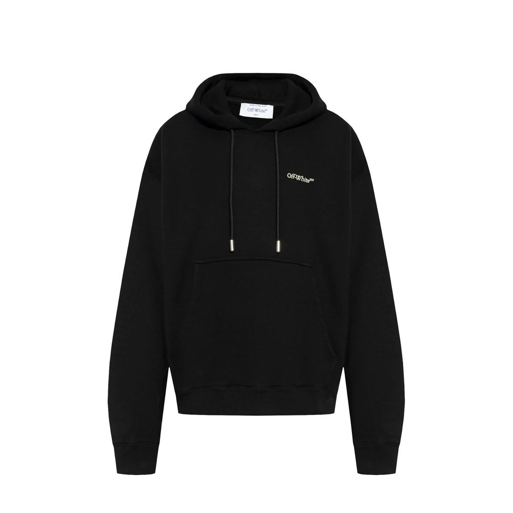 Off-White Black Cotton Sweatshirt