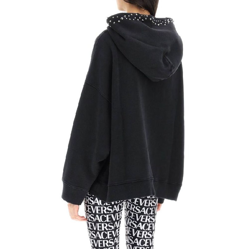 Versace Black Cotton Sweatshirt