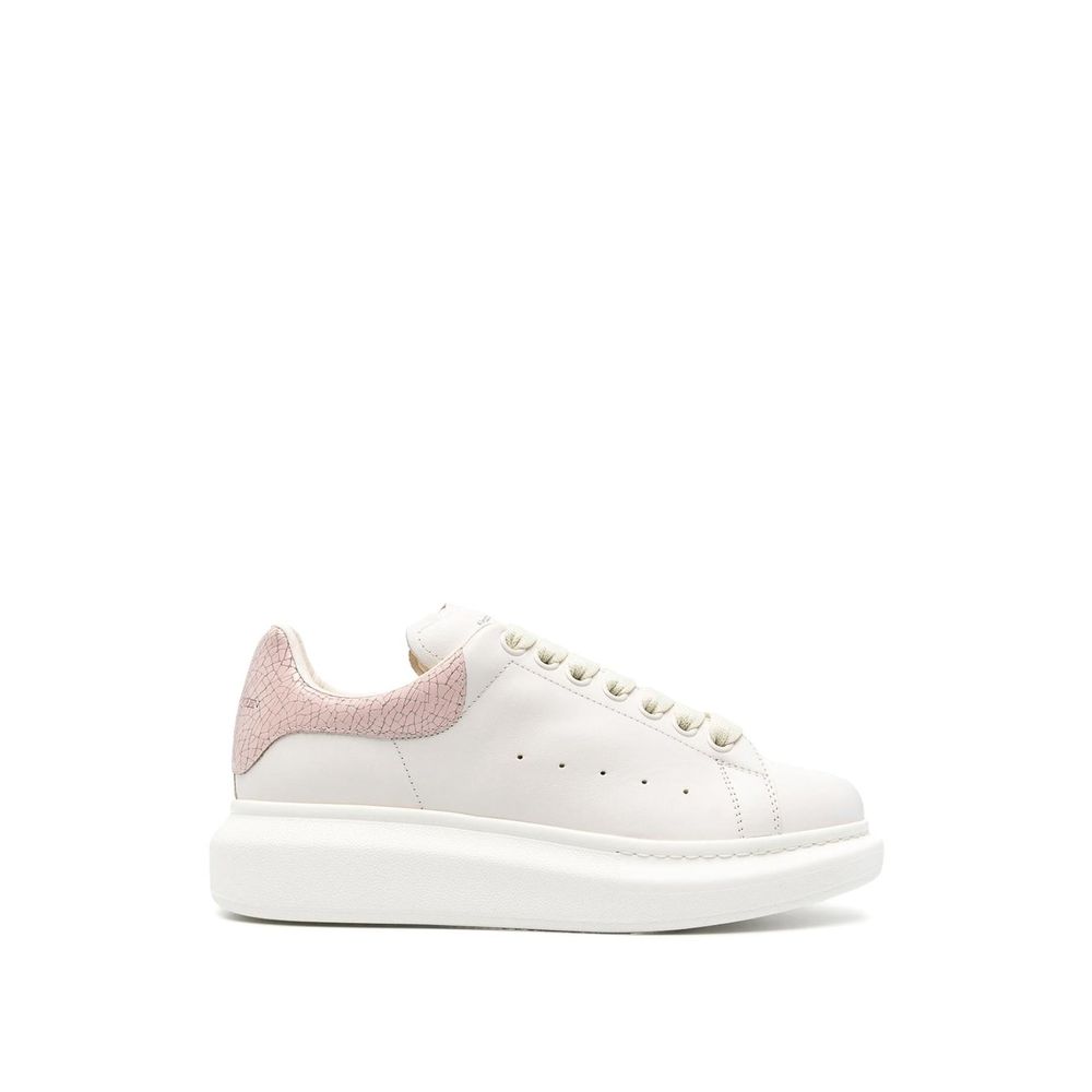Alexander McQueen White Leather Chunky Sneakers