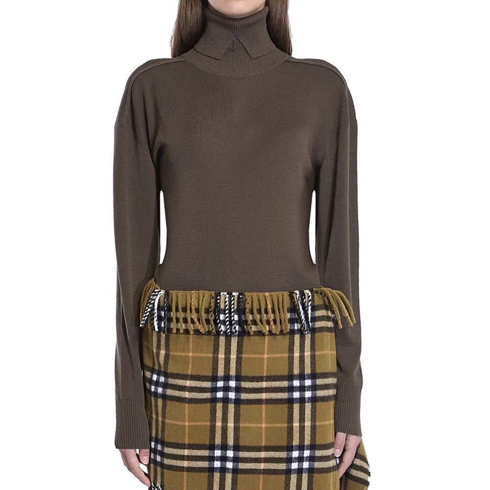 Burberry Brown Wool Sweatshirt